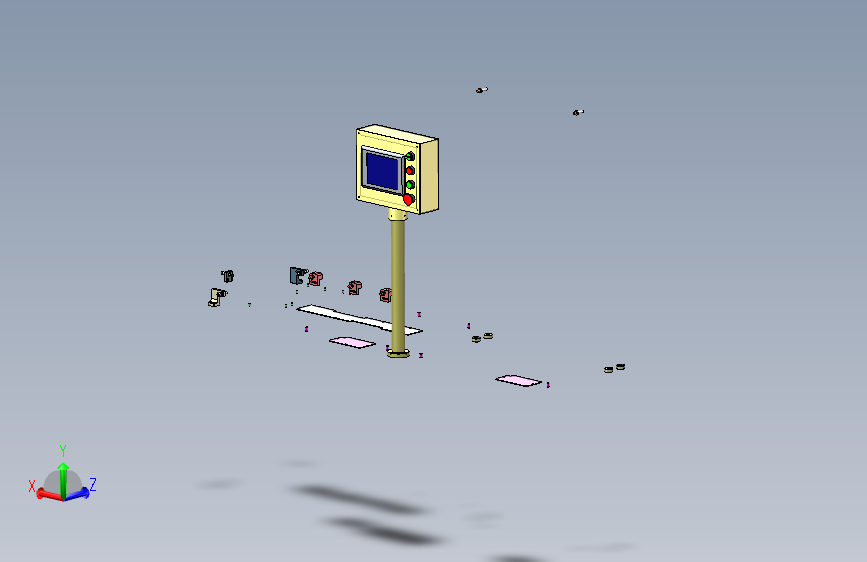 一种皮带线升降设备