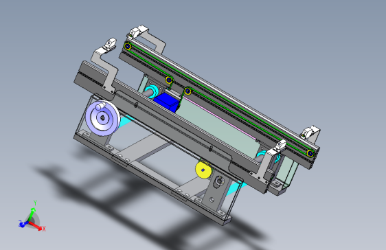 0.51米0.25米双带输送机构