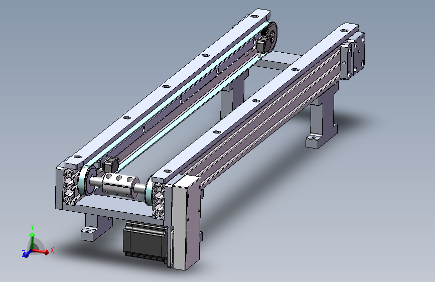 0.79米0.17米双带输送机构