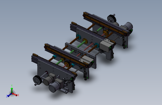 0.384米两通道输送机构