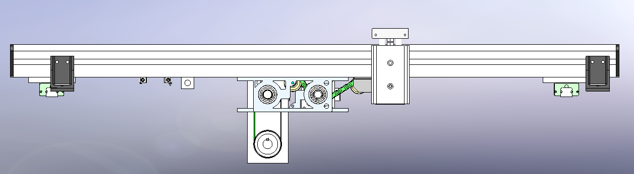 1.03米宽度可调链条输送机构