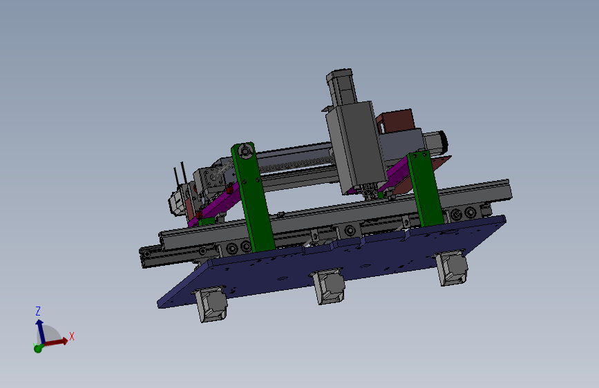 1.05米双轨道输送机构