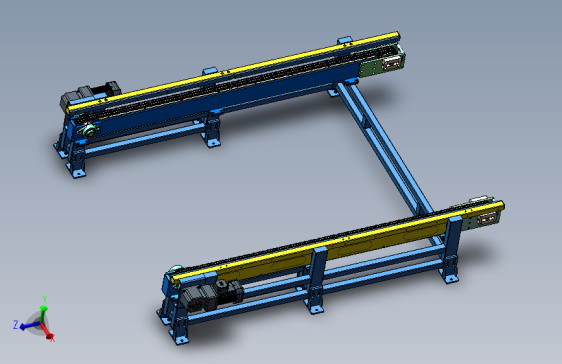 2.7米1.19米链条输送机构