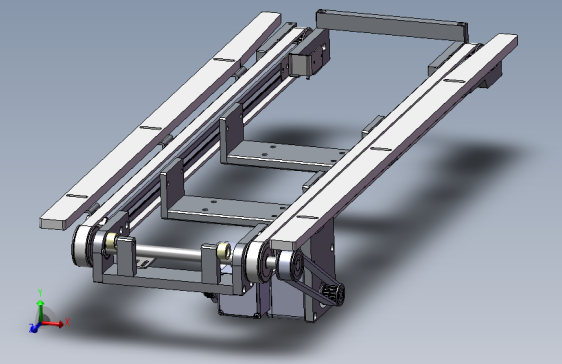 0.8米0.17米双带机构