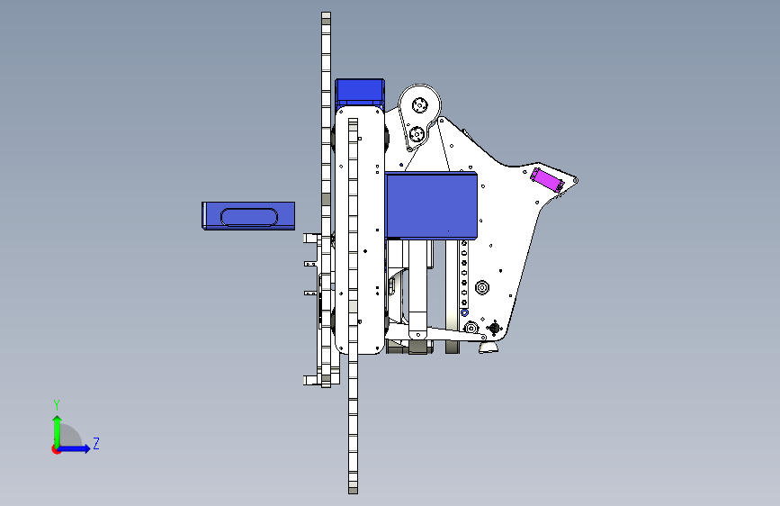 A0002500-FTC 比赛机器人 左侧视图