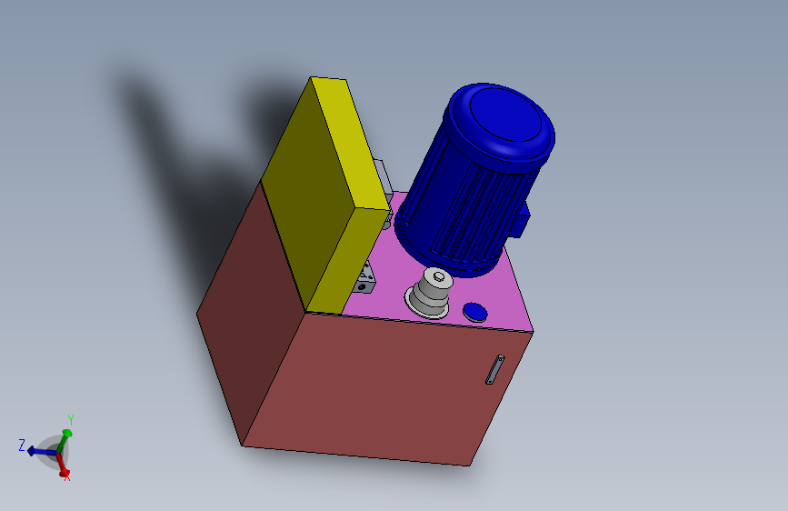 带油箱的液压单元