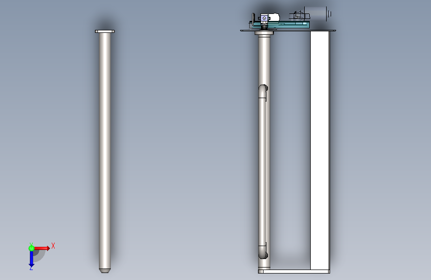 电瓶车旋转门模型 358124