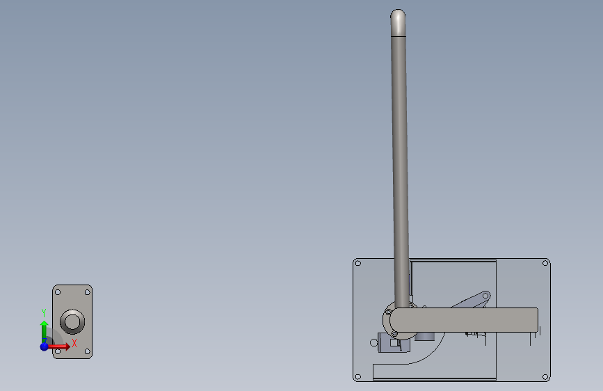 电瓶车旋转门模型 358124