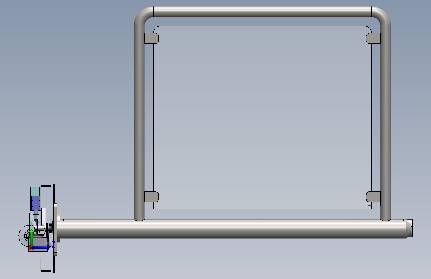 电瓶车旋转门模型 358124