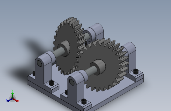 斜齿轮模型设计 304981