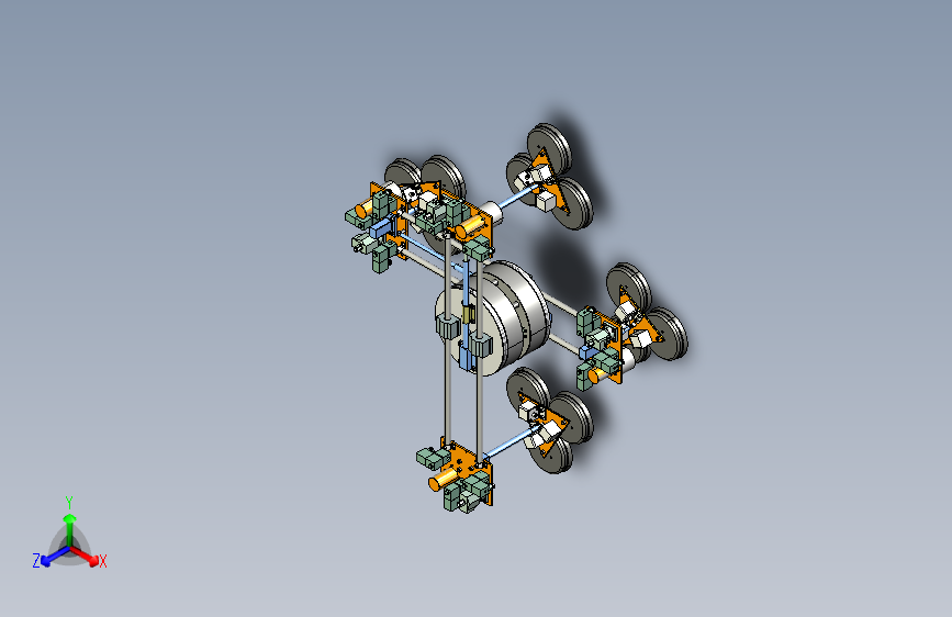 4位调解式负压吸盘机构 1439836