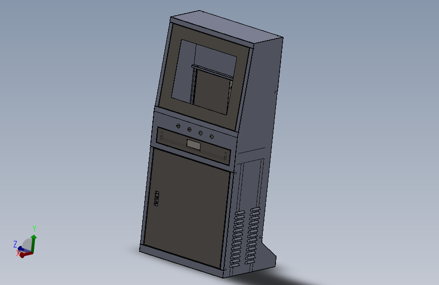 斜面带轮柜1330X600X310 1578381