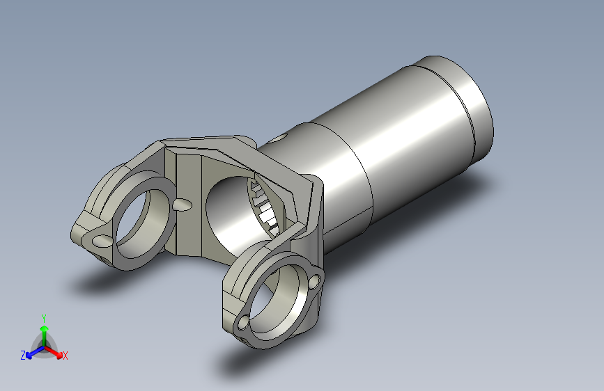 万向节滑动叉的机械加工工艺规程及镗Φ39二孔夹具设计  236290