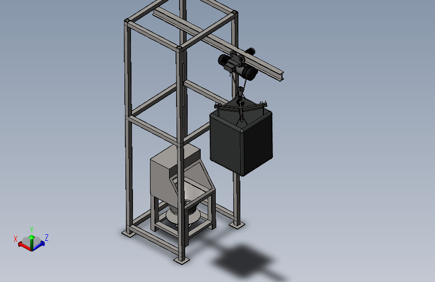 吨包投料站模型 1092313