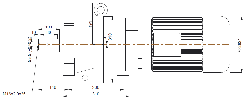 齿轮电机PBL 7.5kwx79rpm
