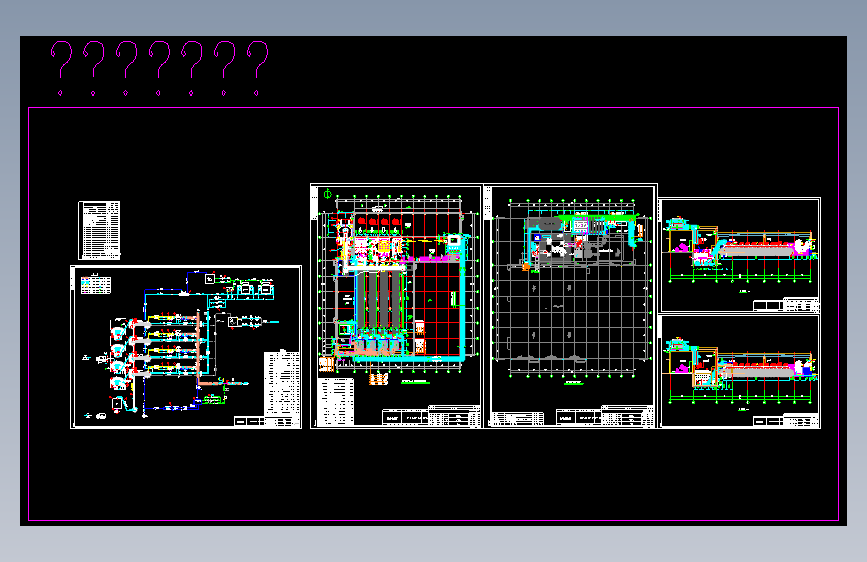 低温热泵污泥干化-系统及平面布置图 1415924