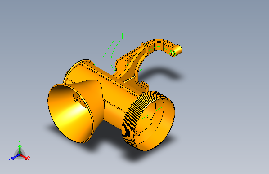 手动绞肉机UG设计图纸 1041506