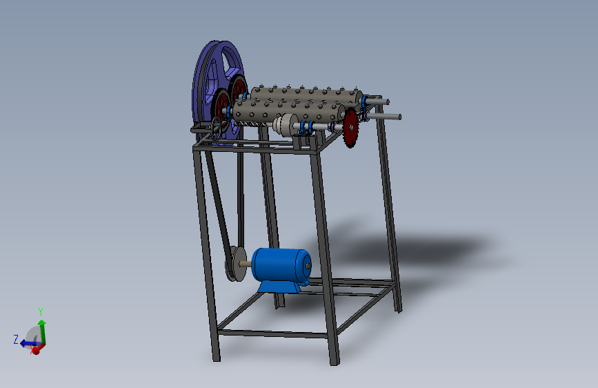A2003954-半自动椰子去壳机