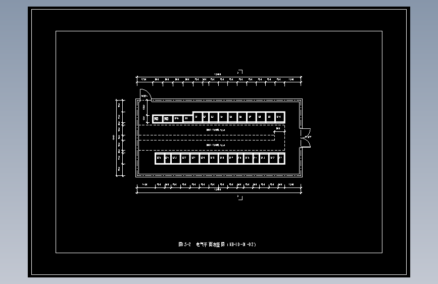 图15-2  电气平面布置图（KB-10-D1-02）