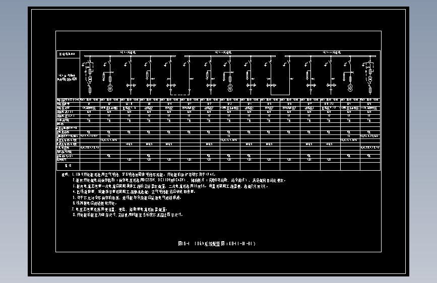 图16-1  10kV系统配置图（KB-11-D1-01）