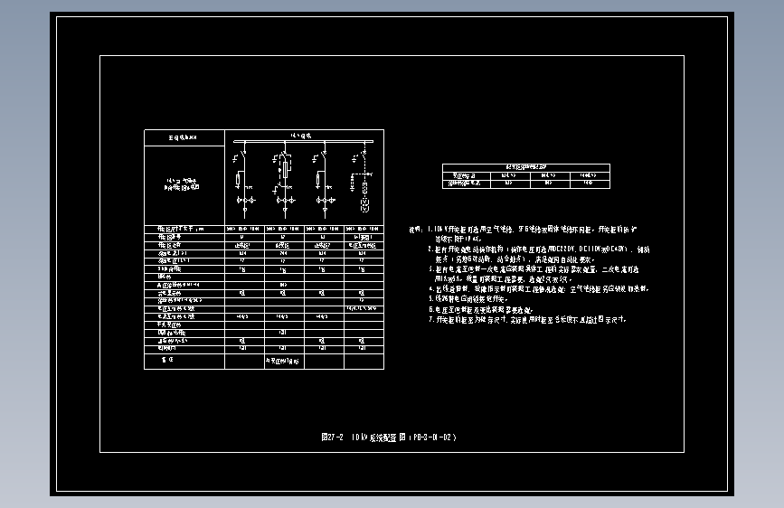 图27-2  10kV系统配置图（PB-3-D1-02）