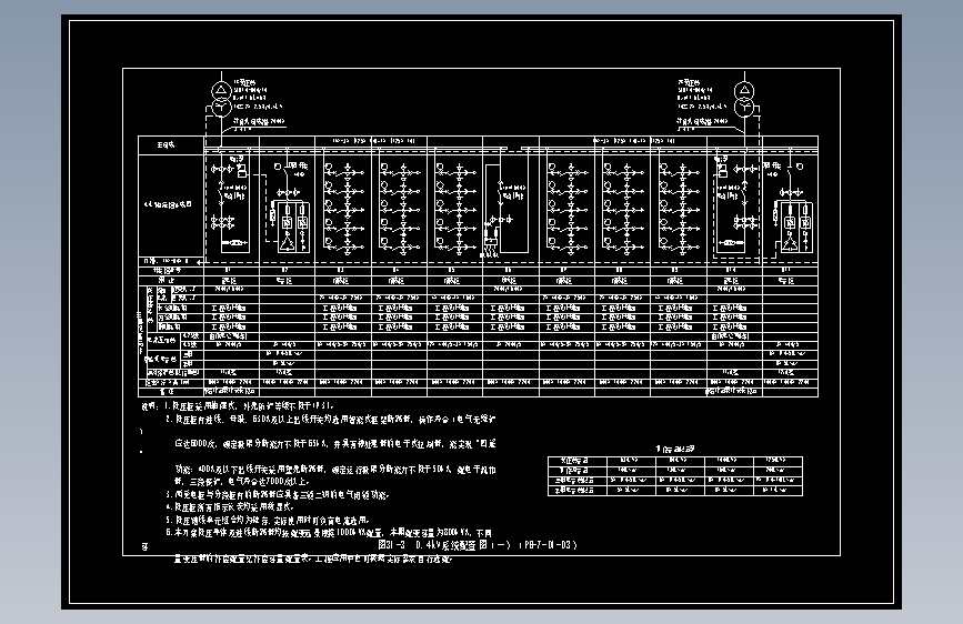 图31-3  0.4kV系统配置图（一）（PB-7-D1-03）