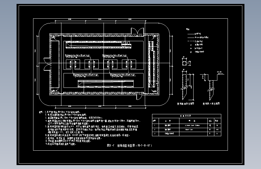 图31-7  接地装置布置图（PB-7-D1-07）