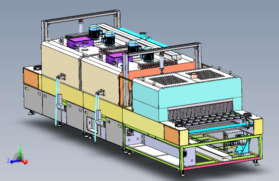 网链式隧道炉 1836772