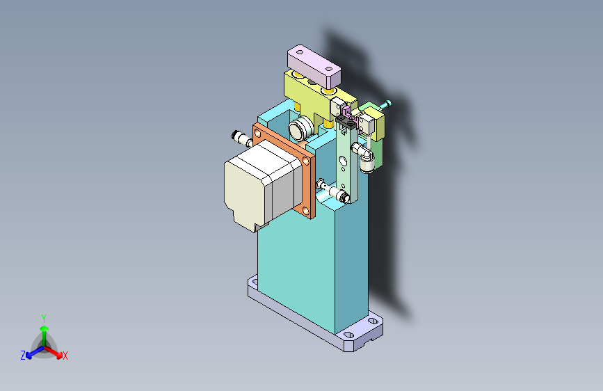 凸轮上下分料机构