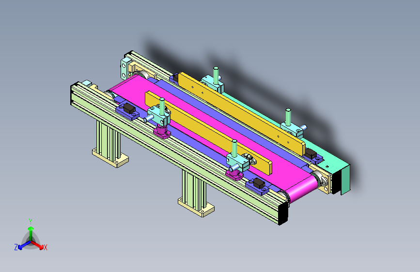 小型化皮带倍速输送线设计