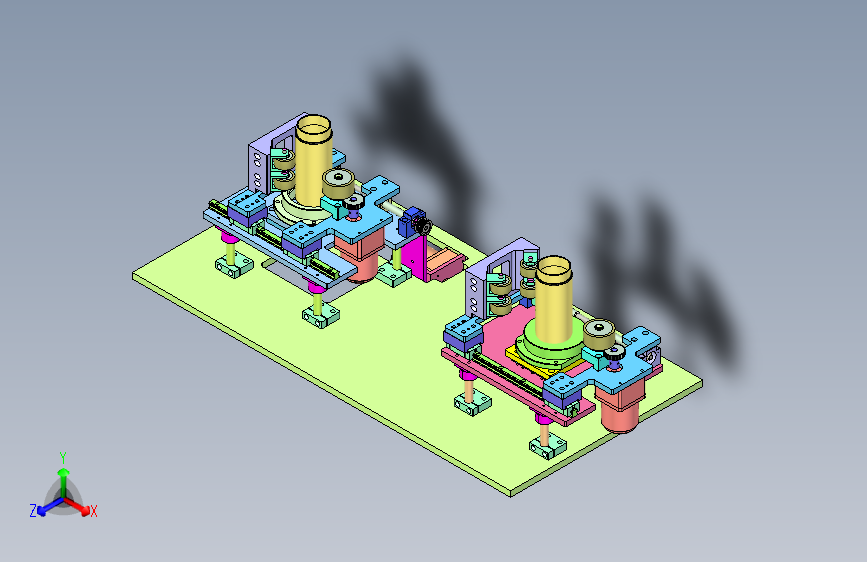圆杯旋转设备设计