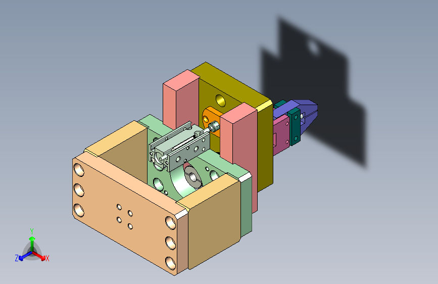 自制无限旋转夹爪