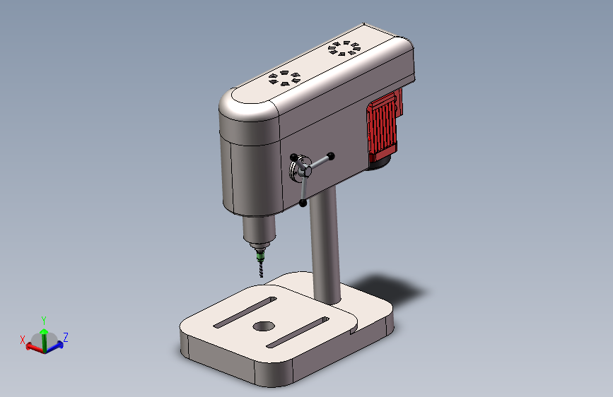 立式钻床3D+2D 1489398