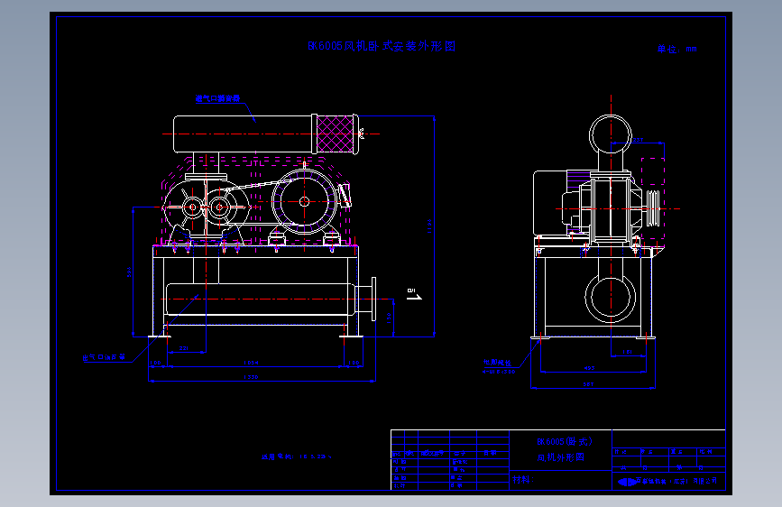 BK6005风机外形图-18.5~22