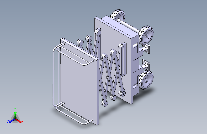 B3003293-剪式升降机车平台