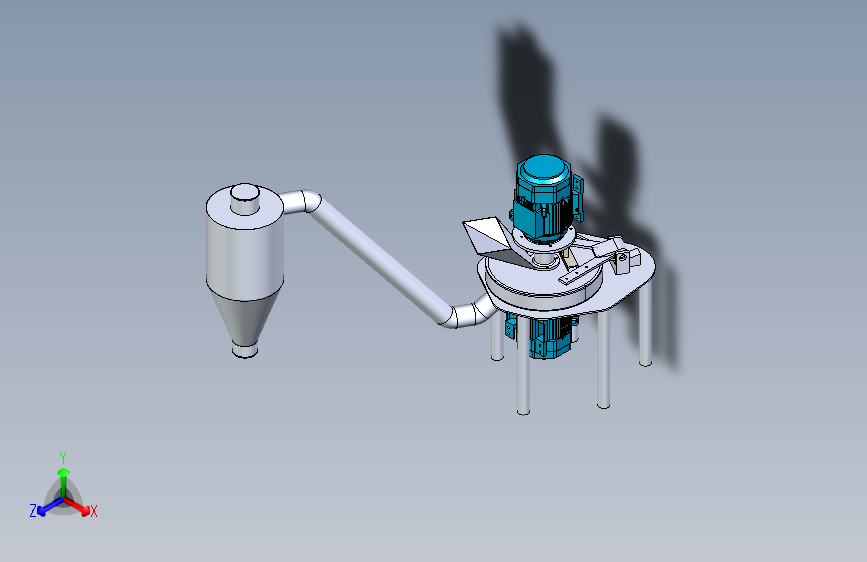 B3003339-双电机小麦磨粉机