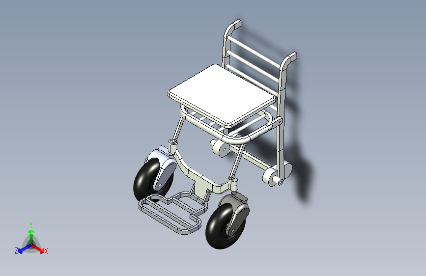 B3003398-可调高度轮椅设计
