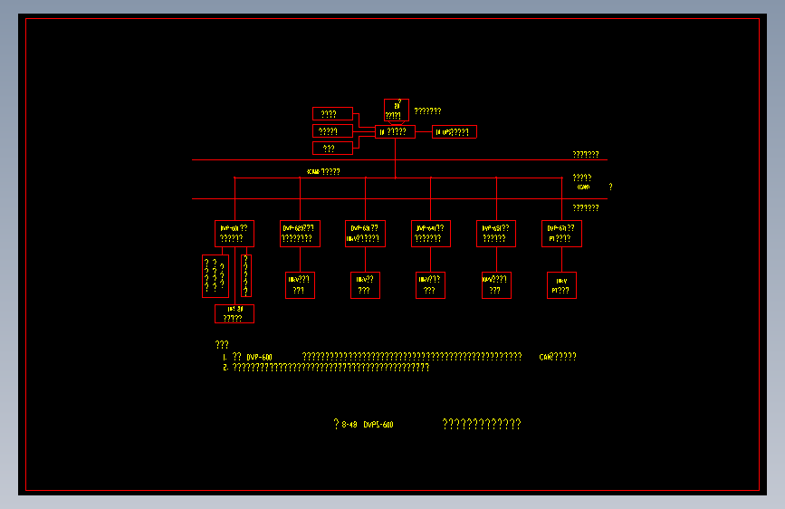 电气控制原理图纸8-48