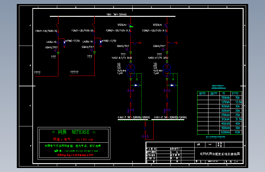 电气控制原理图纸51