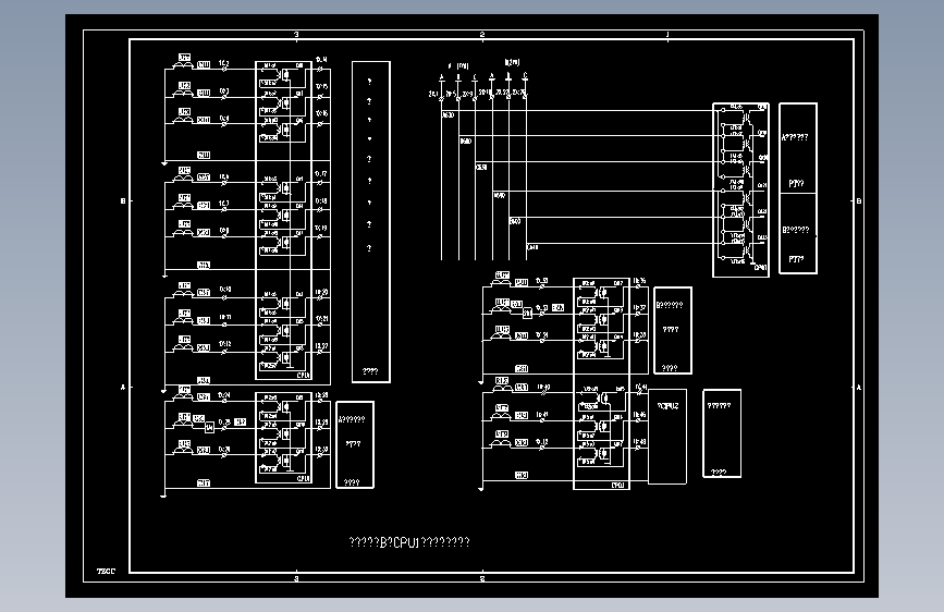 电气控制原理图纸B26