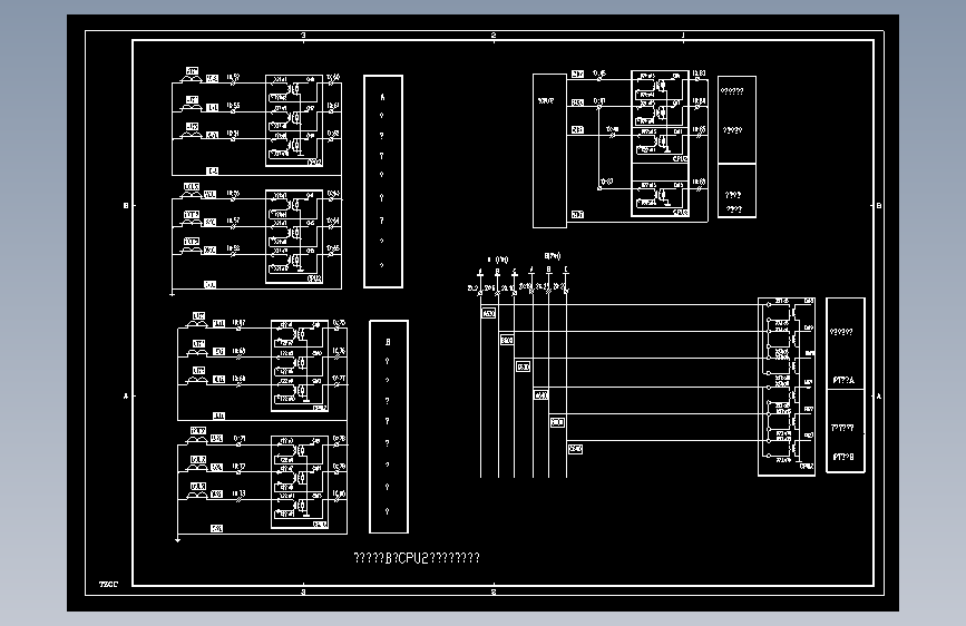电气控制原理图纸B27