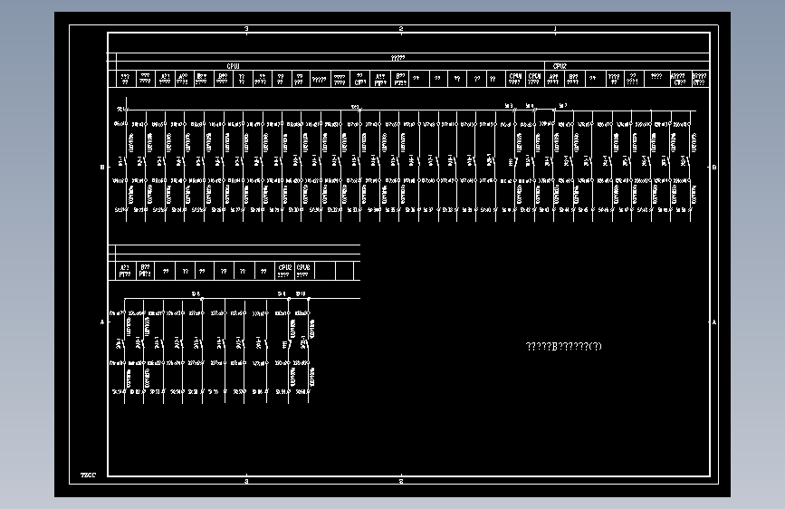 电气控制原理图纸B34