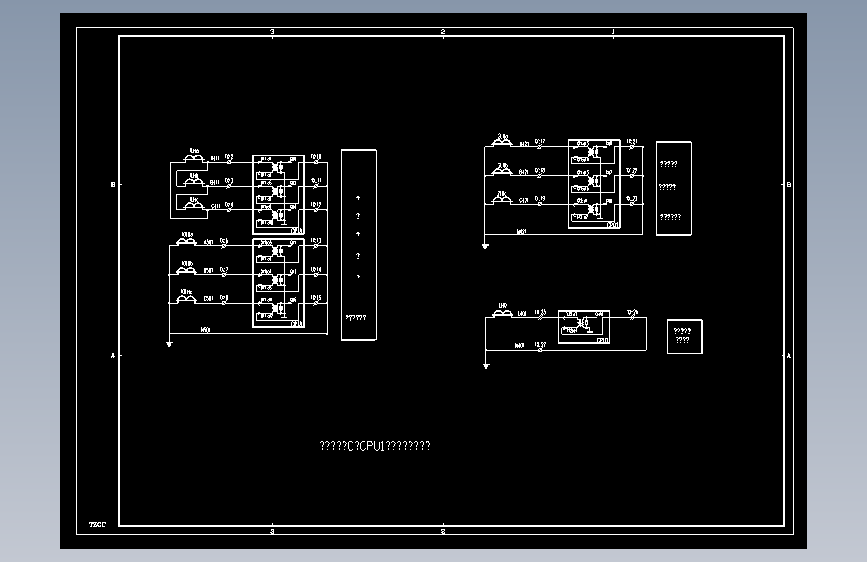 电气控制原理图纸C45
