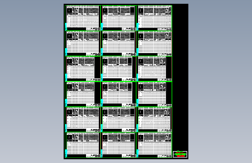 电气控制原理图纸MNS一次系统图-1