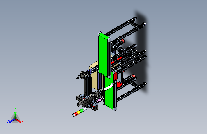 PICK AND PLACE 3轴拾取并放置结构