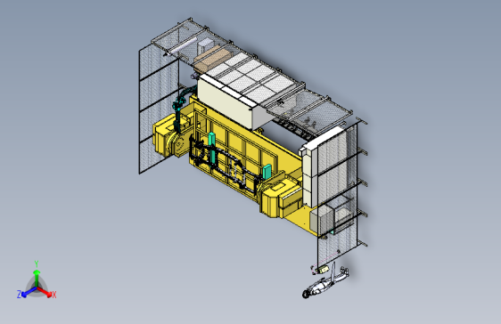 大型机械车架的焊接工作站模拟