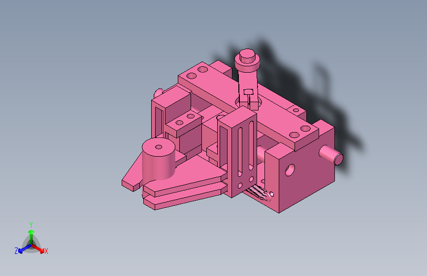 弹簧自定心圆柱夹紧夹具