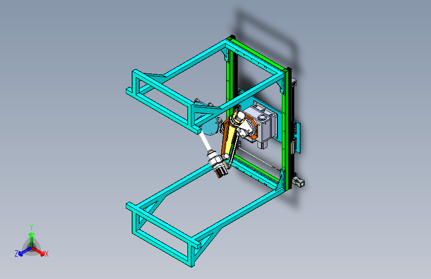 桁架式吸盘取料机械手