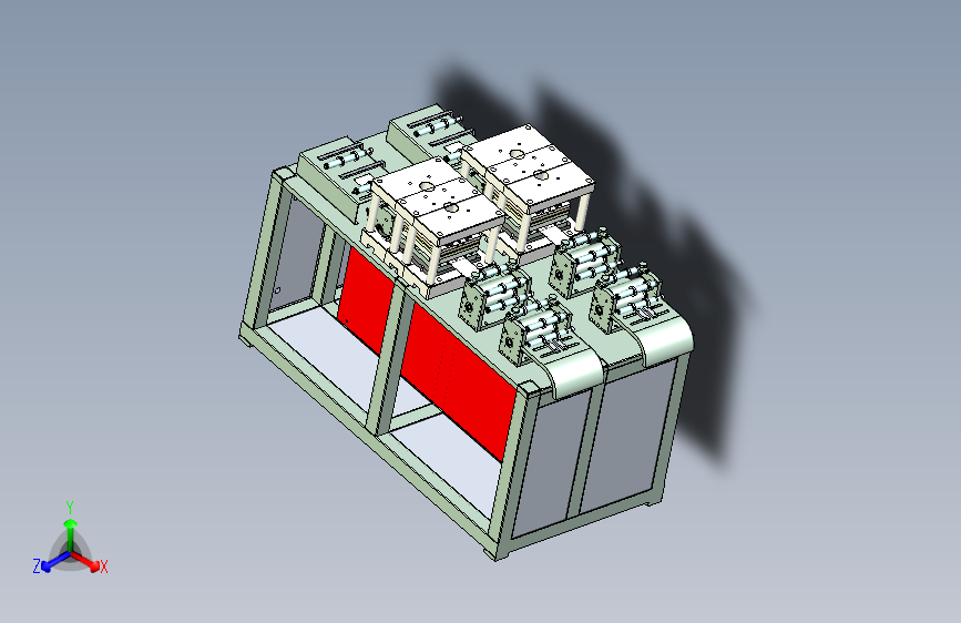 胶片双排冲切设备