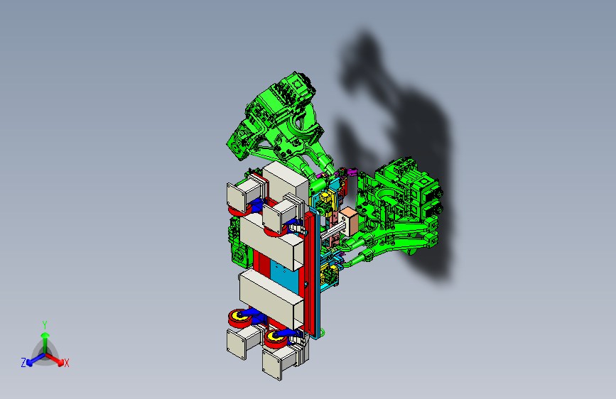 汽车纵横梁电阻焊夹具设计